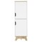 Tuhome Pamplona Microwave Tall Cabinet Counter Surface, Top And Lower 2 Doors Cabinets, Light Oak/White ADB7159 - alternate 7